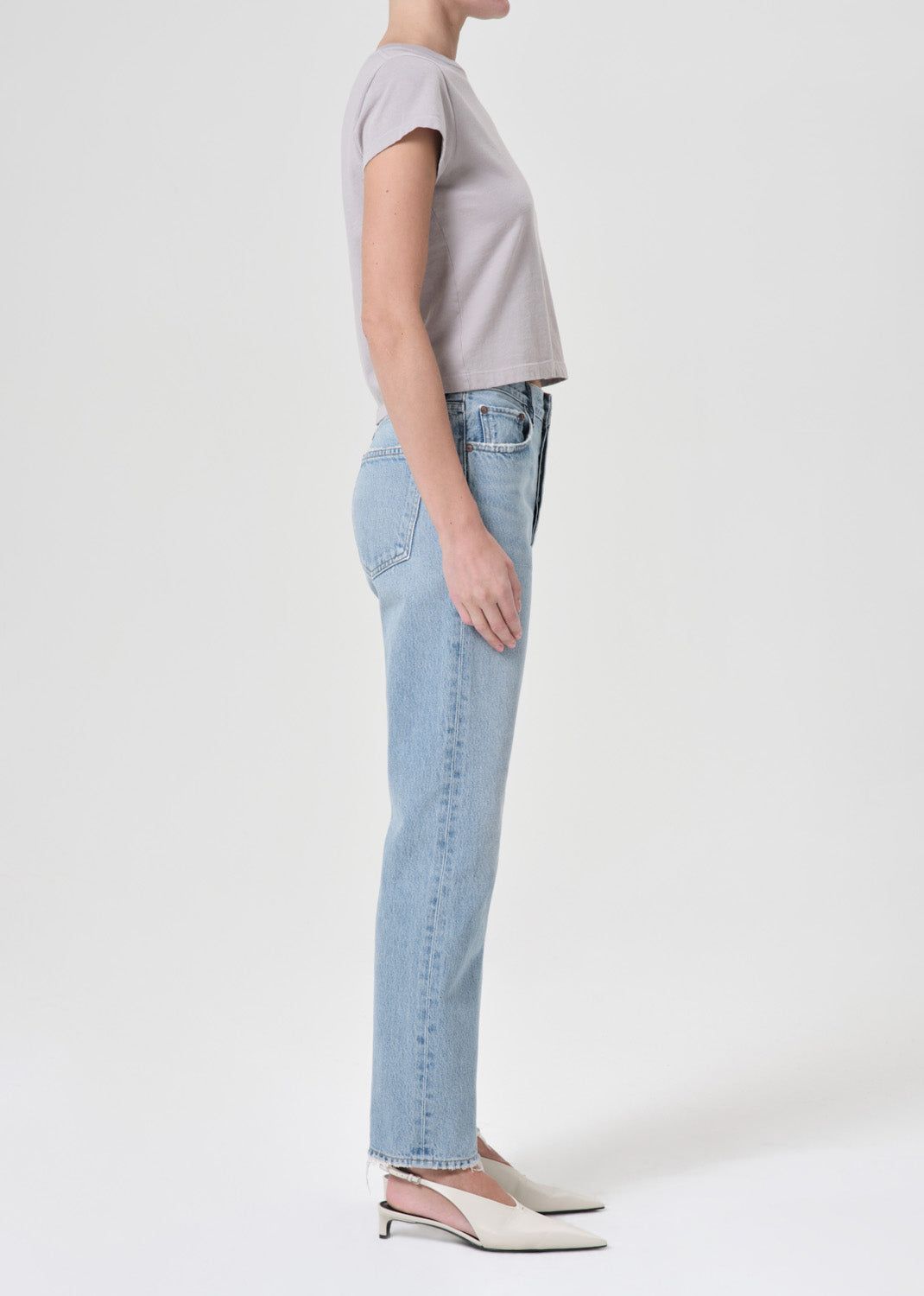Denim Agolde 90's Pinch Waist High Rise Straight Femme Force | YIQGM-0468