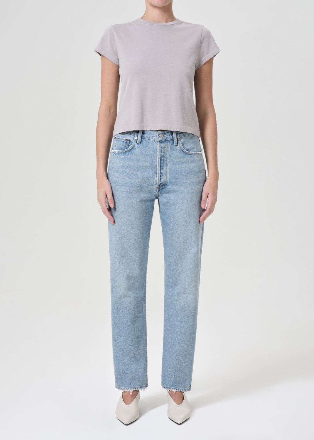 Denim Agolde 90\'s Pinch Waist High Rise Straight Femme Force | YIQGM-0468