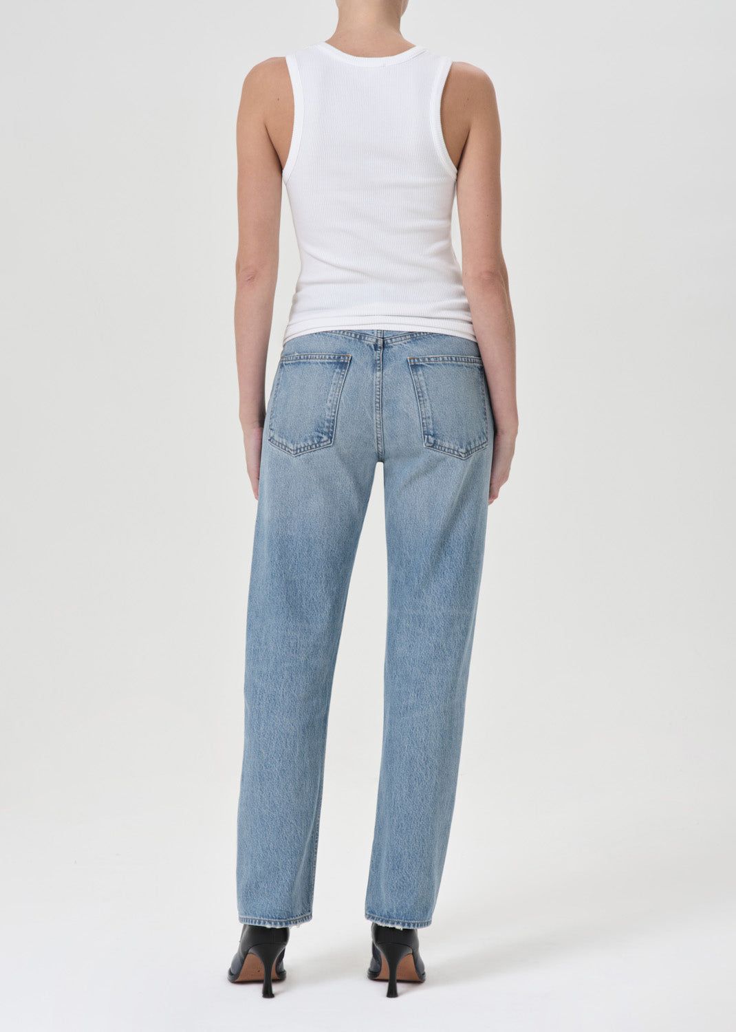 Denim Agolde 90's Pinch Waist High Rise Straight Femme Infinite | ZXPRW-6813