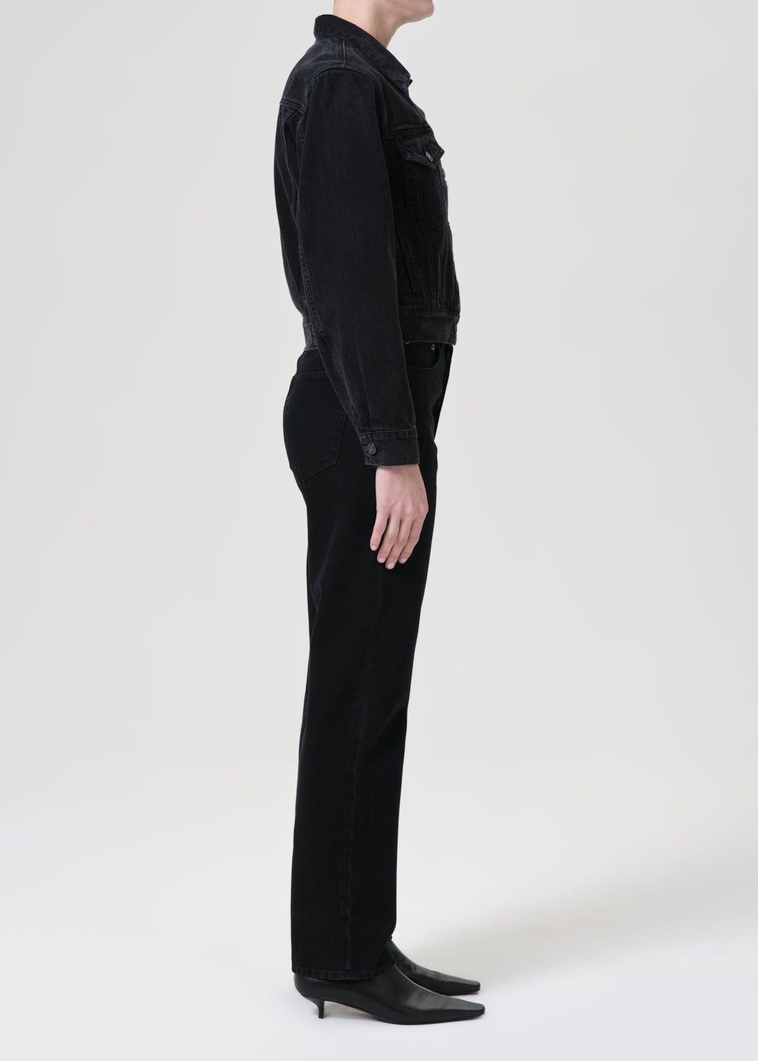 Denim Agolde 90's Pinch Waist High Rise Straight Femme Crushed | FMABS-5306