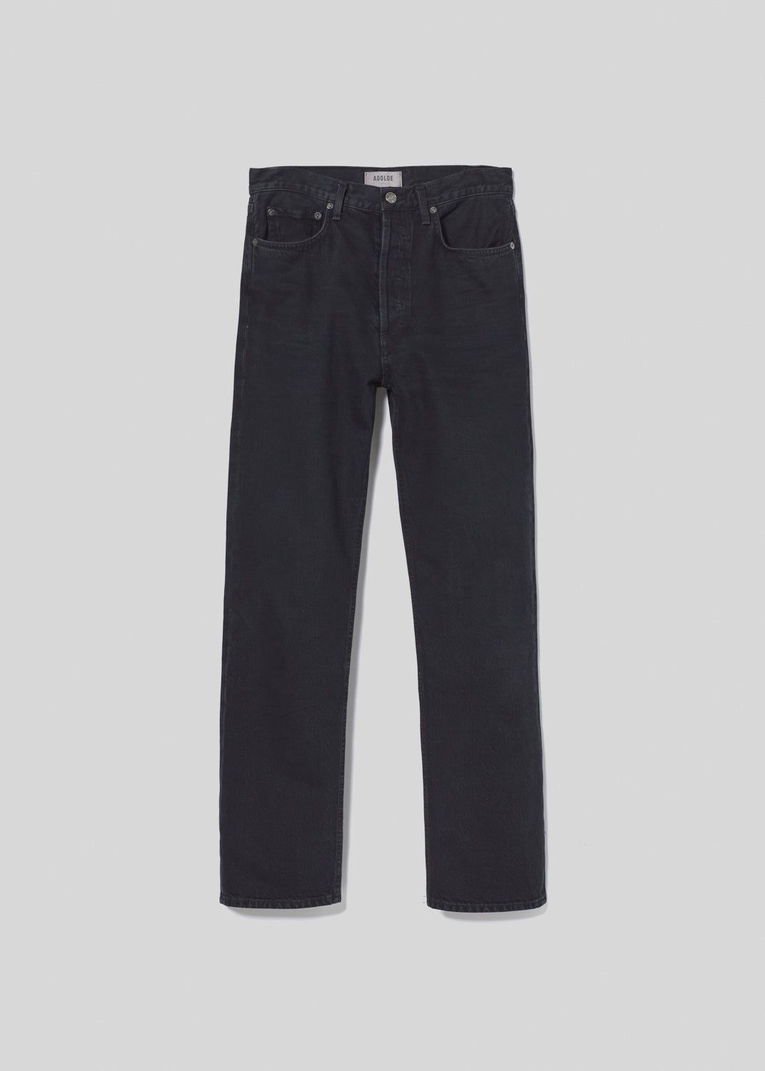 Denim Agolde 90's Pinch Waist High Rise Straight Femme Crushed | FMABS-5306