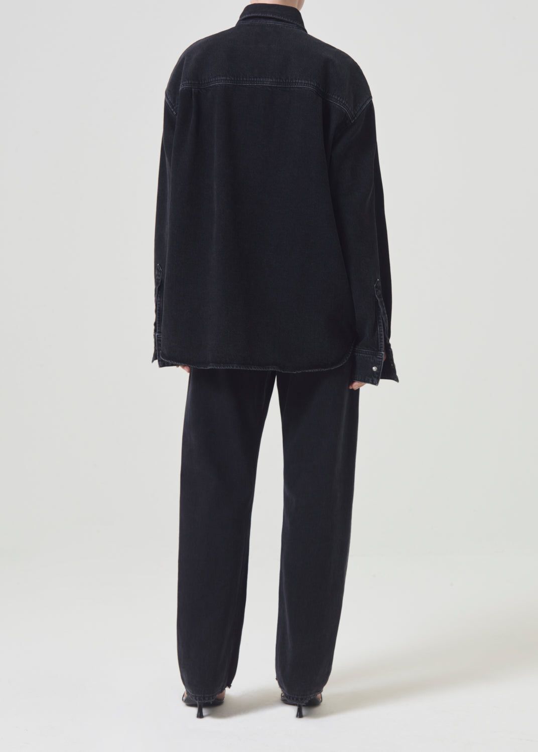 Denim Agolde Camryn Shirt Femme Crushed | ZGXHE-7582