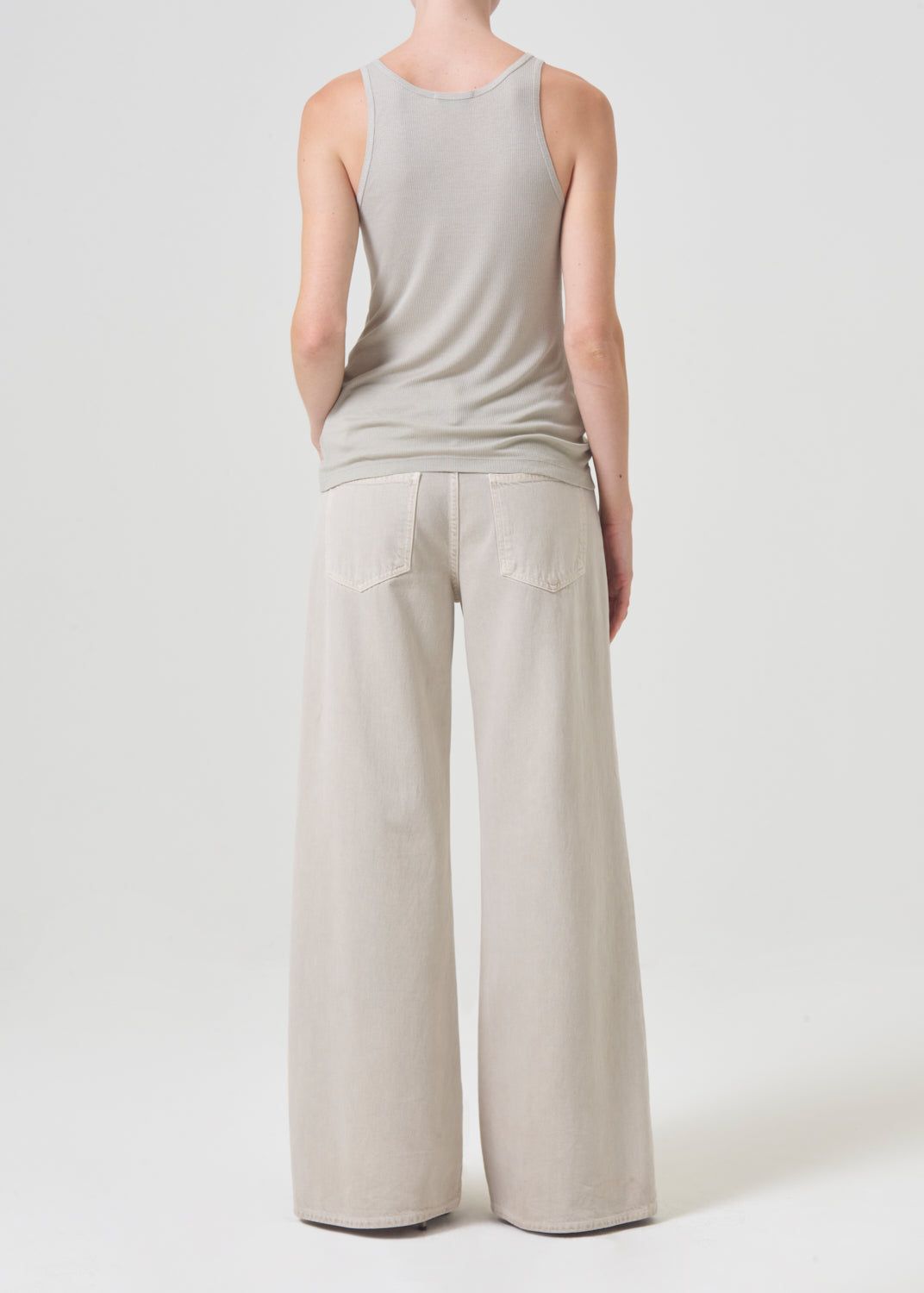 Denim Agolde Clara Low Rise Baggy Flare Femme Tusk | ICONG-5912