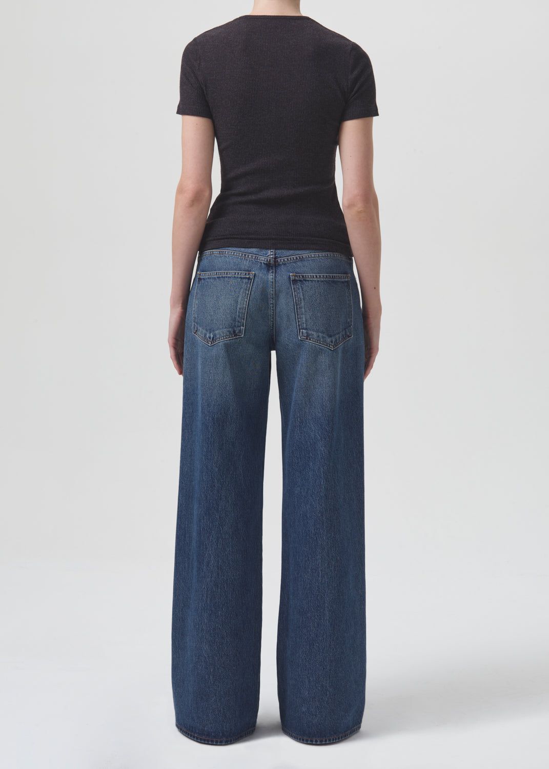 Denim Agolde Clara Low Rise Baggy Flare Femme Noise | IGZAL-3564