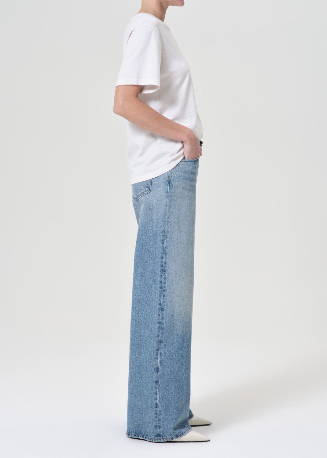 Denim Agolde Clara Low Rise Baggy Flare Femme Signal | CMYHQ-1384