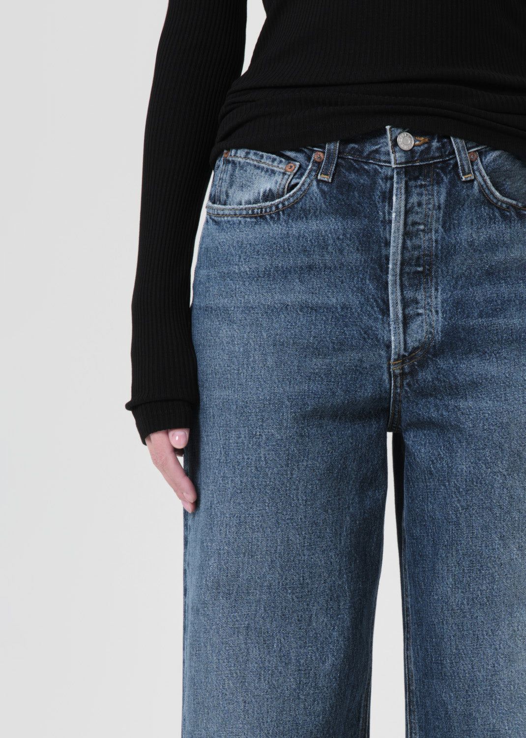 Denim Agolde Dame High Rise Wide Leg Femme Control | XLVEO-9831