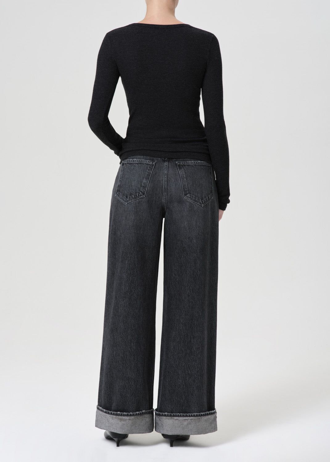 Denim Agolde Dame High Rise Wide Leg Femme Ditch | ZHOLV-7840