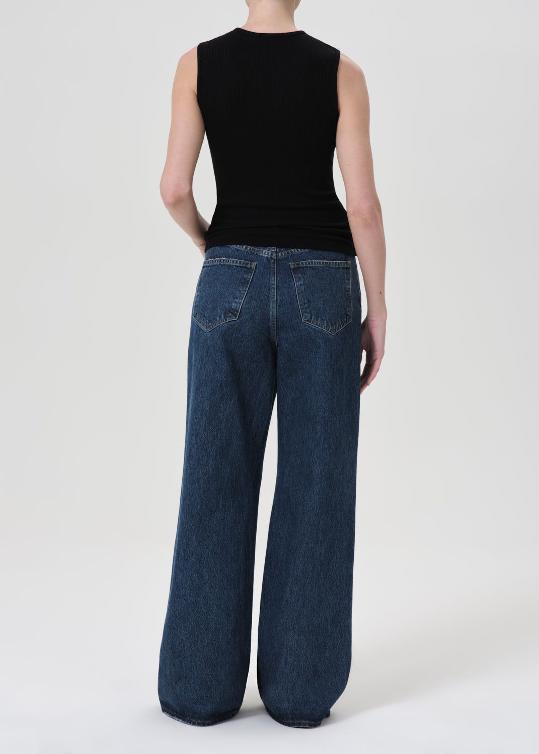 Denim Agolde Dame High Rise Wide Leg No Cuff Femme Enamour | BLTKF-8956