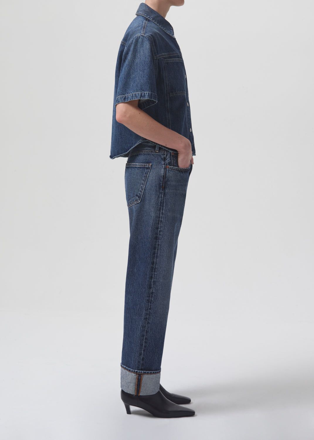 Denim Agolde Fran Low Slung Straight Femme Control | KXEYI-0673