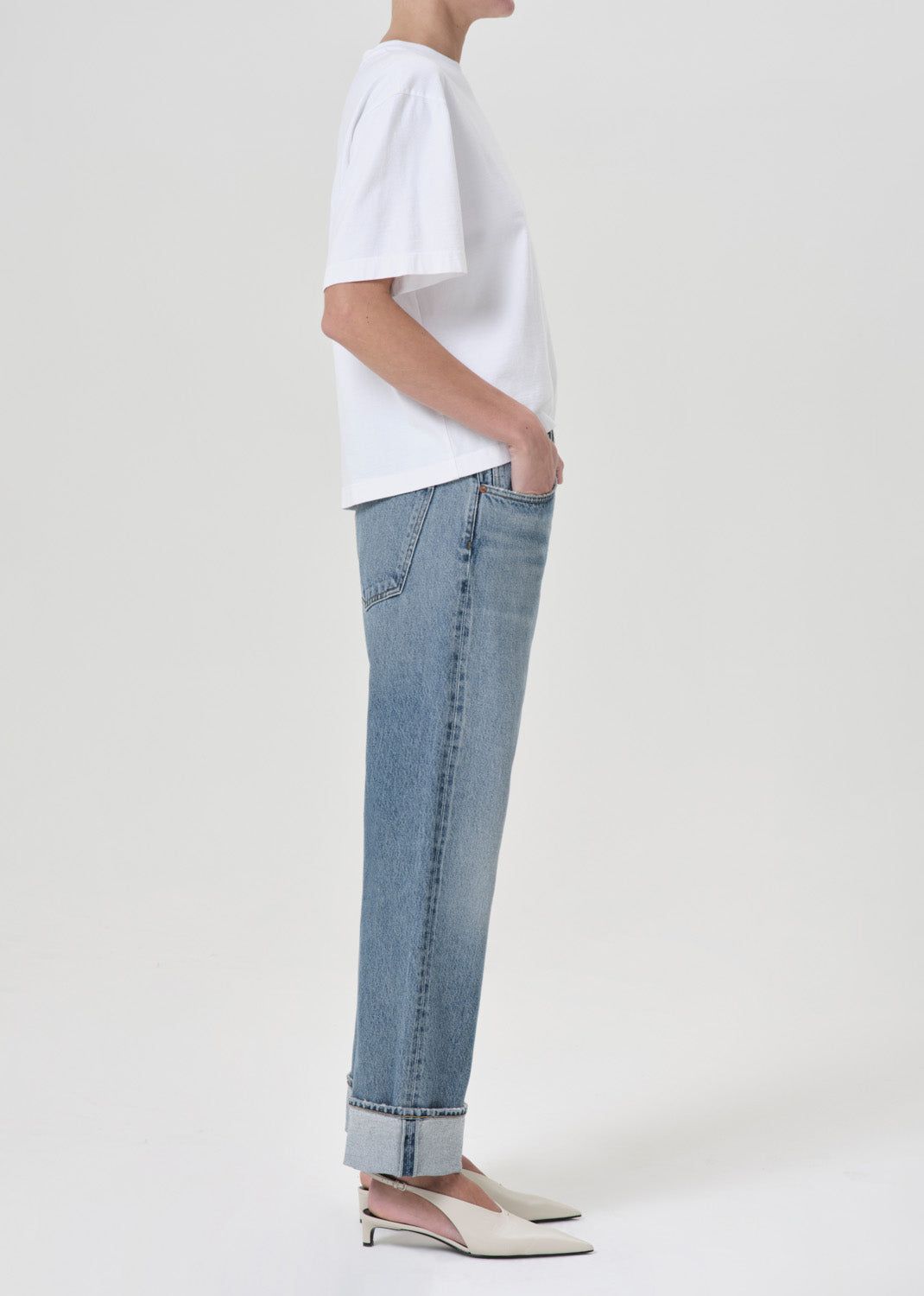 Denim Agolde Fran Low Slung Straight Femme Invention | NJCUP-0965