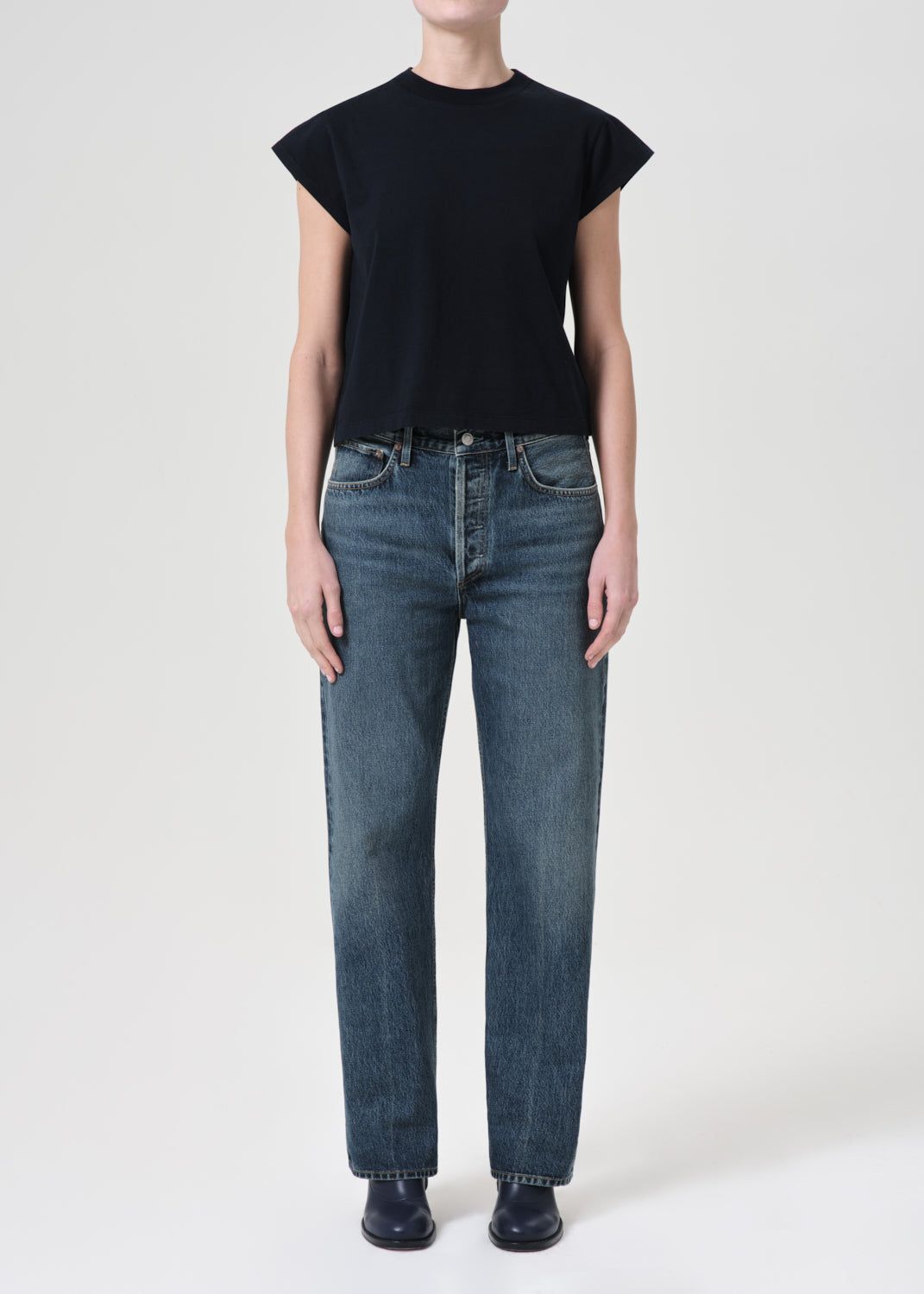 Denim Agolde Fran Low Slung Straight Femme Dwell | NKXYD-0189