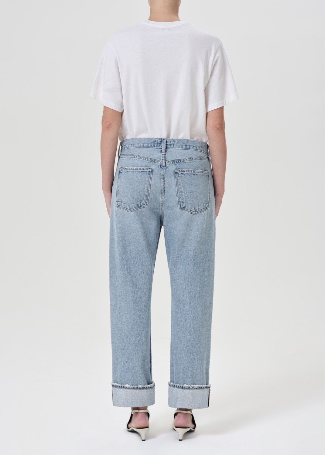 Denim Agolde Fran Low Slung Straight Femme Force | COTFY-1967