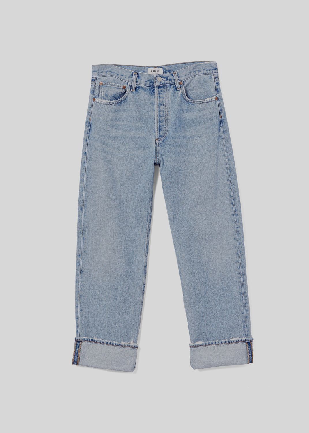 Denim Agolde Fran Low Slung Straight Femme Force | COTFY-1967