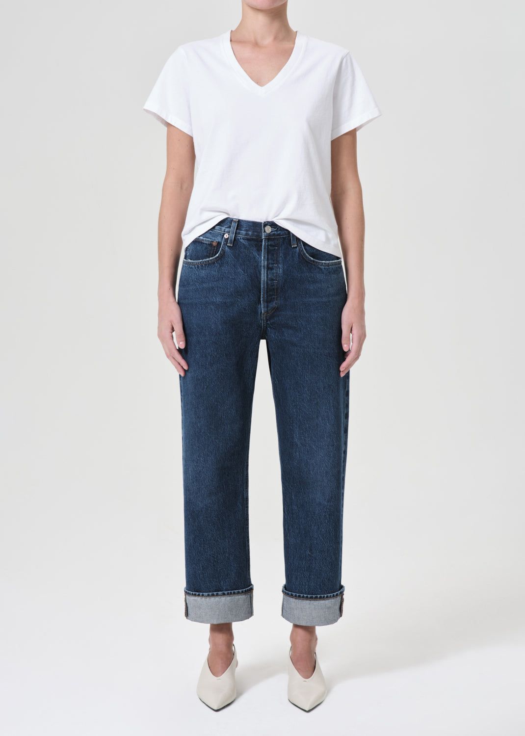Denim Agolde Fran Low Slung Straight Femme Enamour | FSTOQ-3678