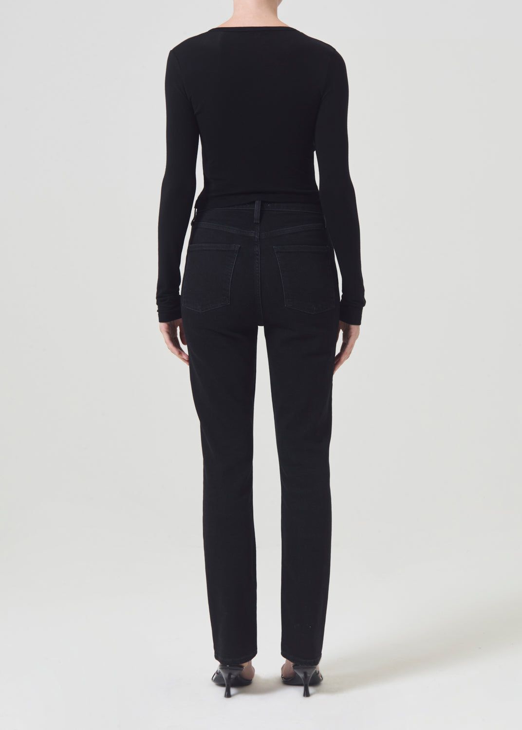 Denim Agolde Freya High Rise Slim Stretch Femme Hush | MHVJE-7532