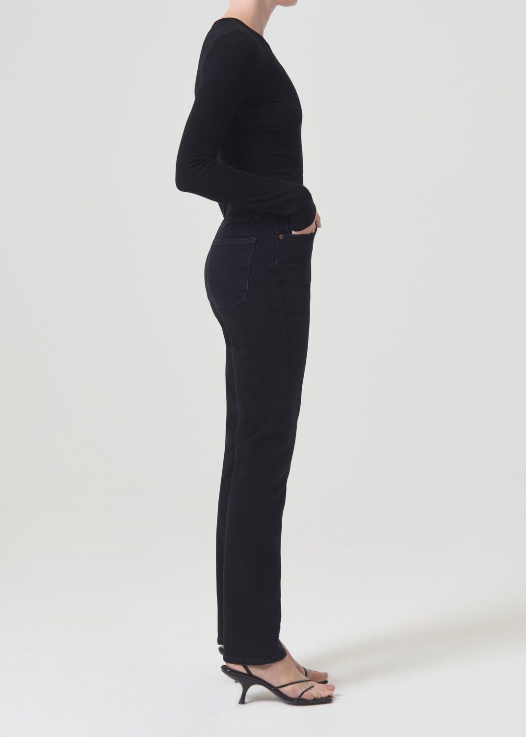 Denim Agolde Freya High Rise Slim Stretch Femme Hush | MHVJE-7532