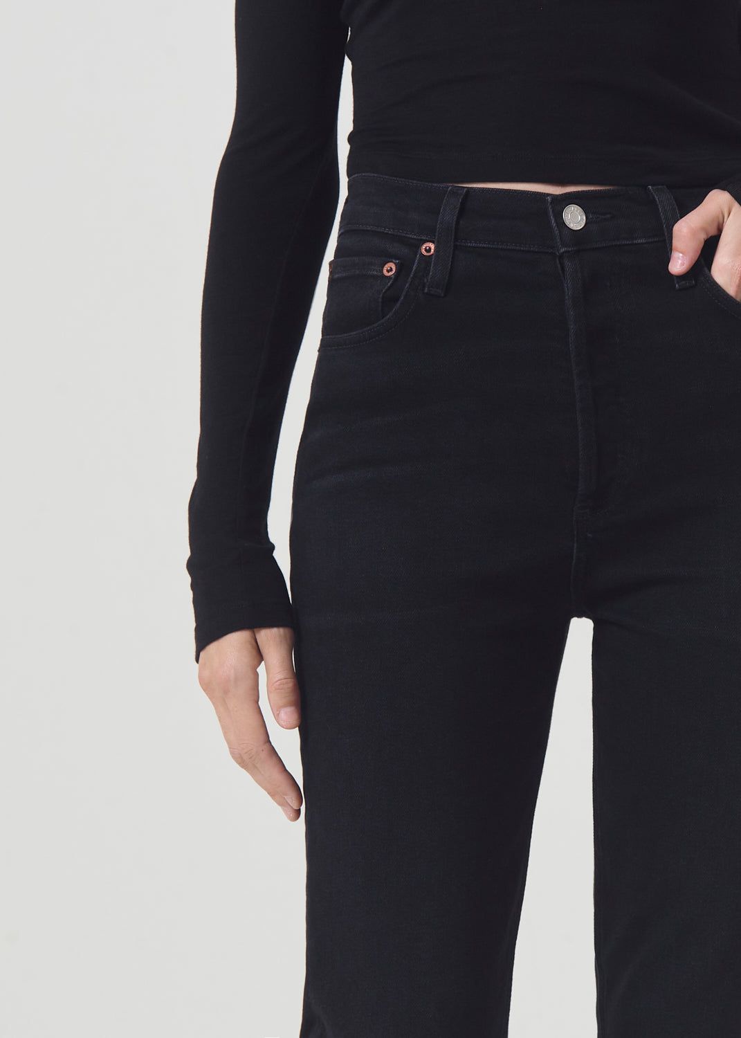 Denim Agolde Freya High Rise Slim Stretch Femme Hush | MHVJE-7532