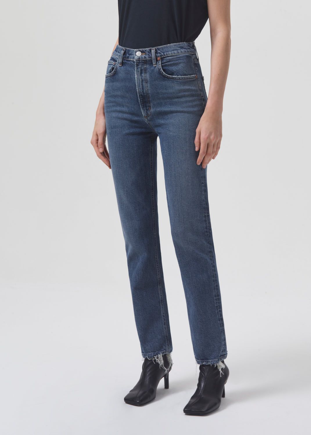 Denim Agolde High Rise Stovepipe Stretch Femme Captivate | GUZJO-6074