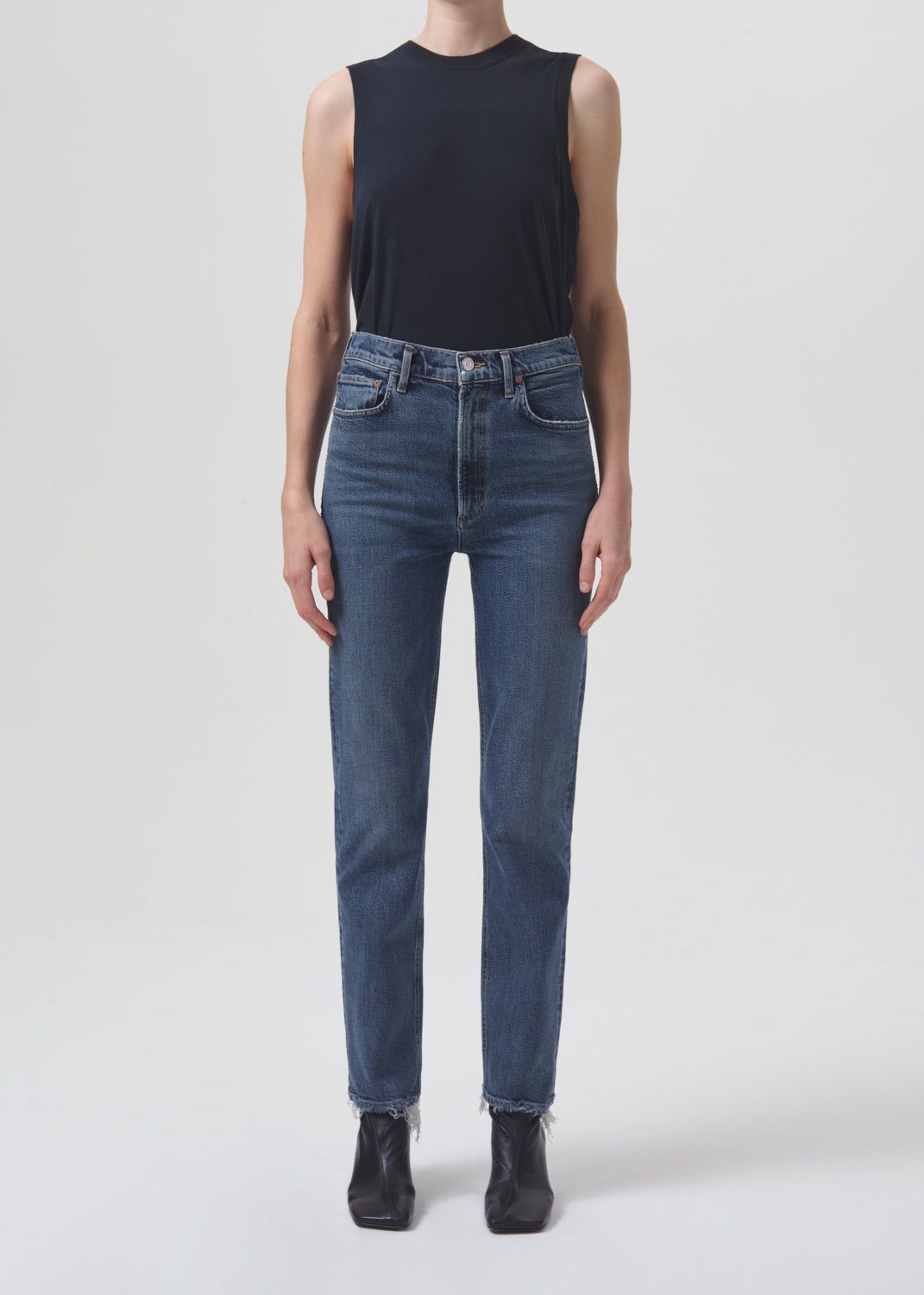 Denim Agolde High Rise Stovepipe Stretch Femme Captivate | GUZJO-6074