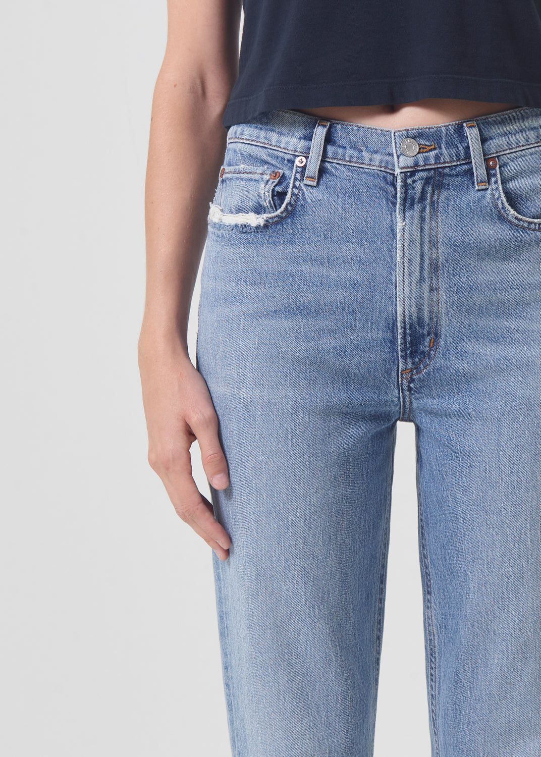 Denim Agolde High Rise Stovepipe Stretch Femme Quiver | QKVOA-2731