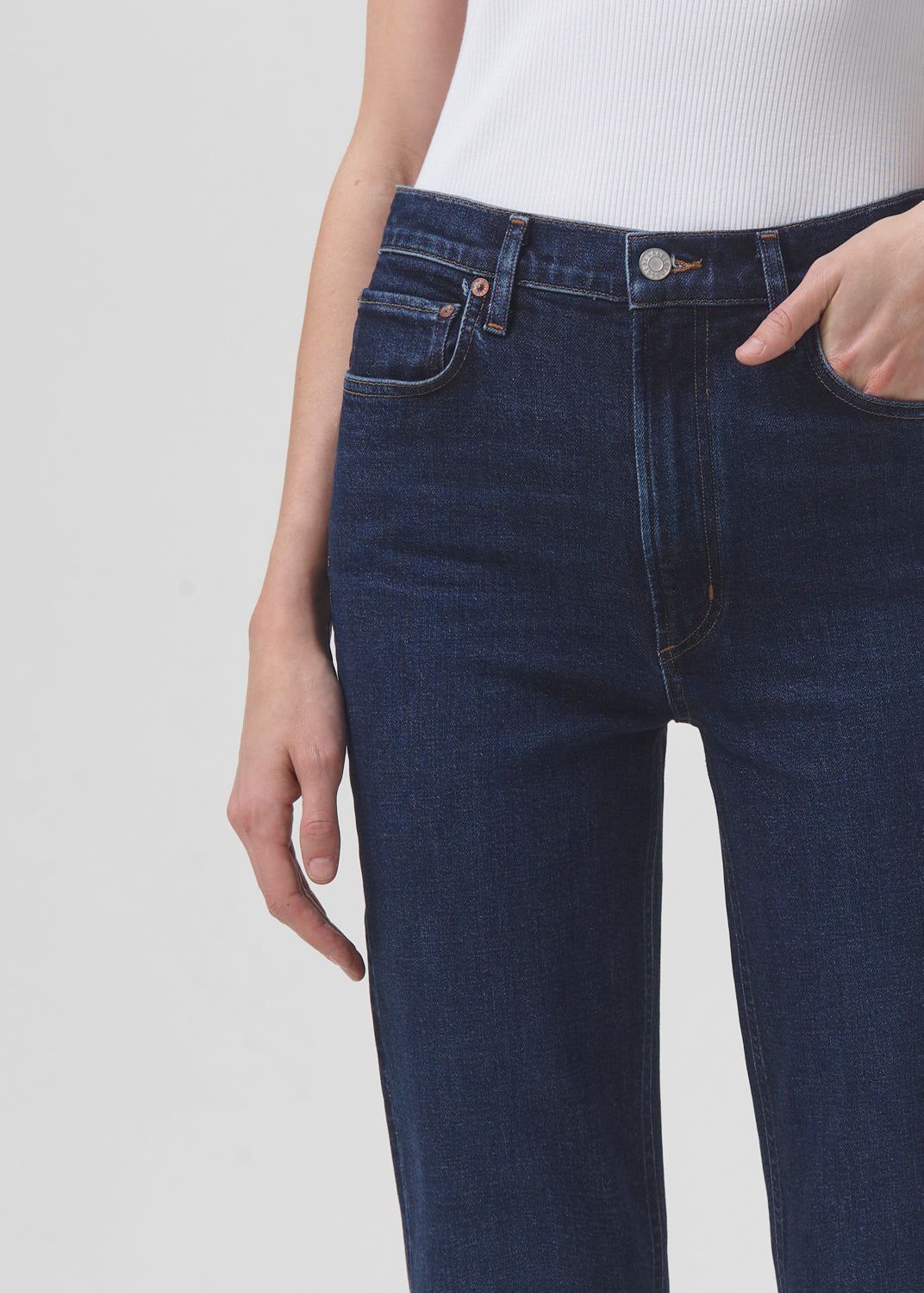 Denim Agolde High Rise Stovepipe Stretch Femme Song | TIZKE-8270