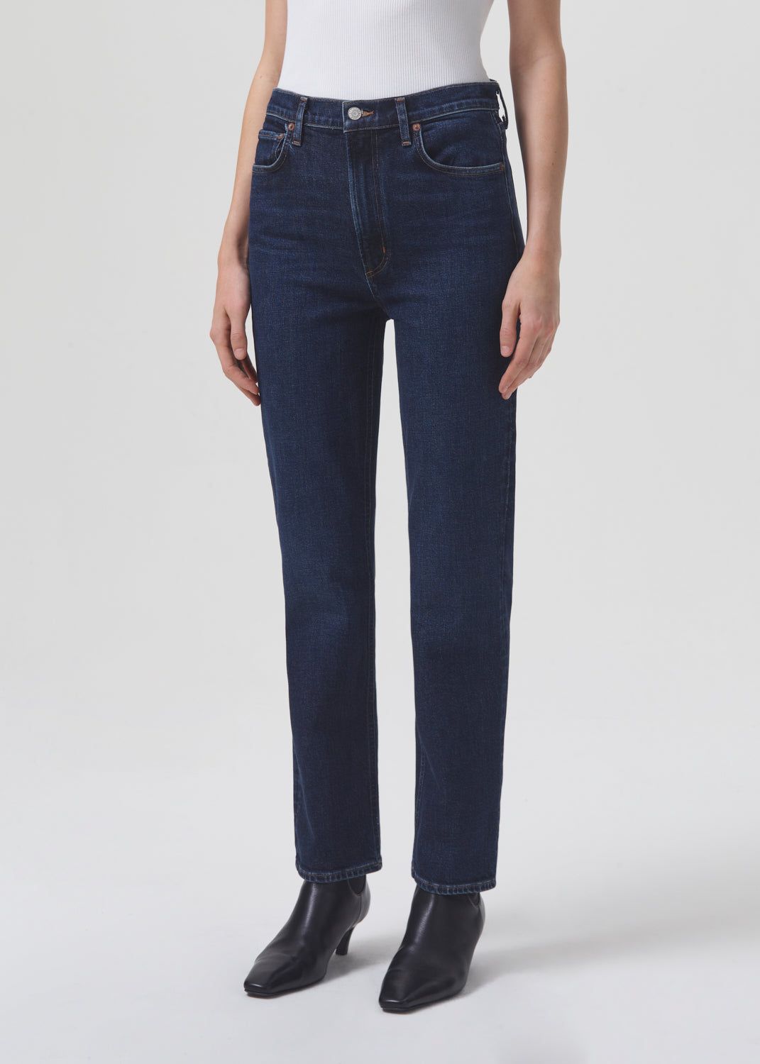 Denim Agolde High Rise Stovepipe Stretch Femme Song | TIZKE-8270