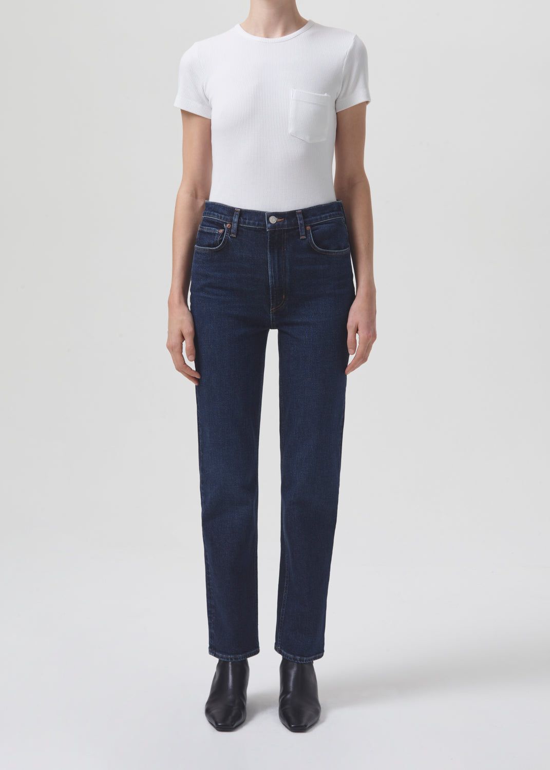 Denim Agolde High Rise Stovepipe Stretch Femme Song | TIZKE-8270
