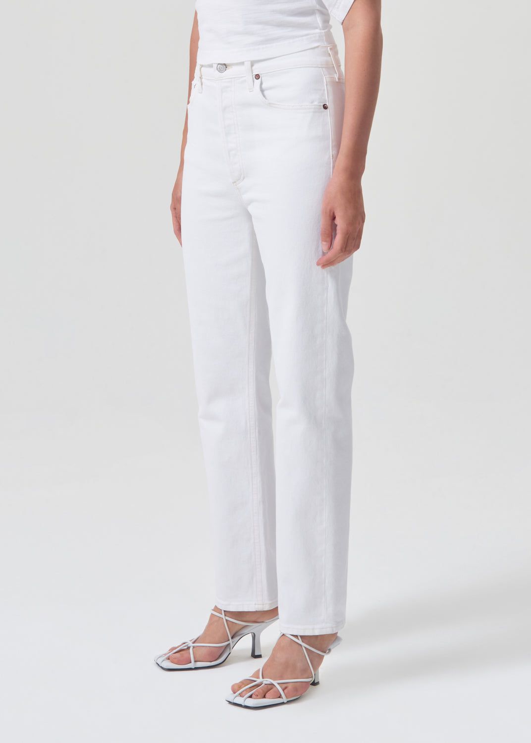 Denim Agolde High Rise Stovepipe Stretch Femme Cake | VICDB-5627