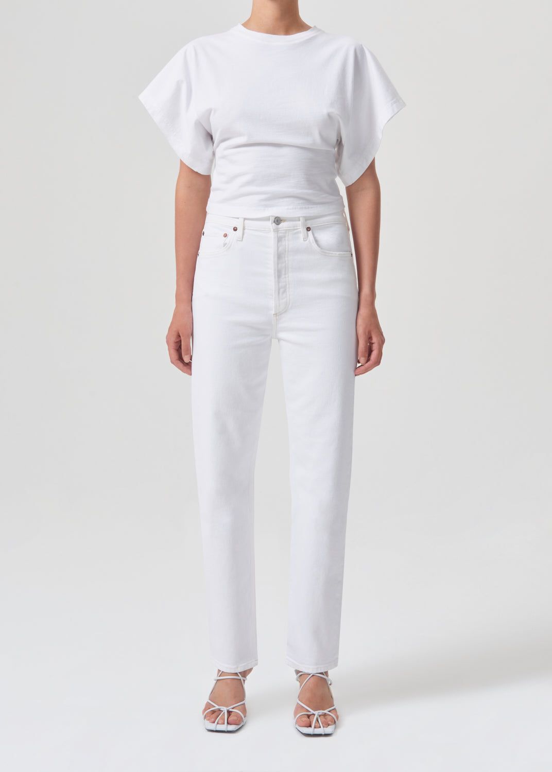 Denim Agolde High Rise Stovepipe Stretch Femme Cake | VICDB-5627