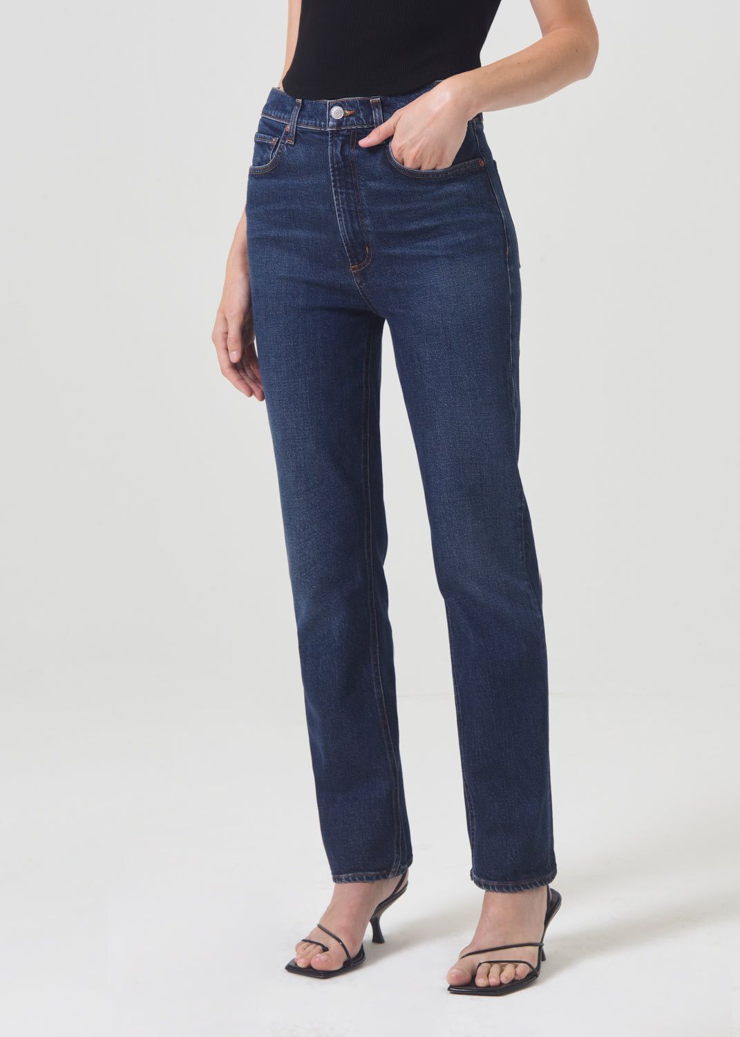Denim Agolde High Rise Stovepipe Stretch Femme Discord | DUSJV-1023