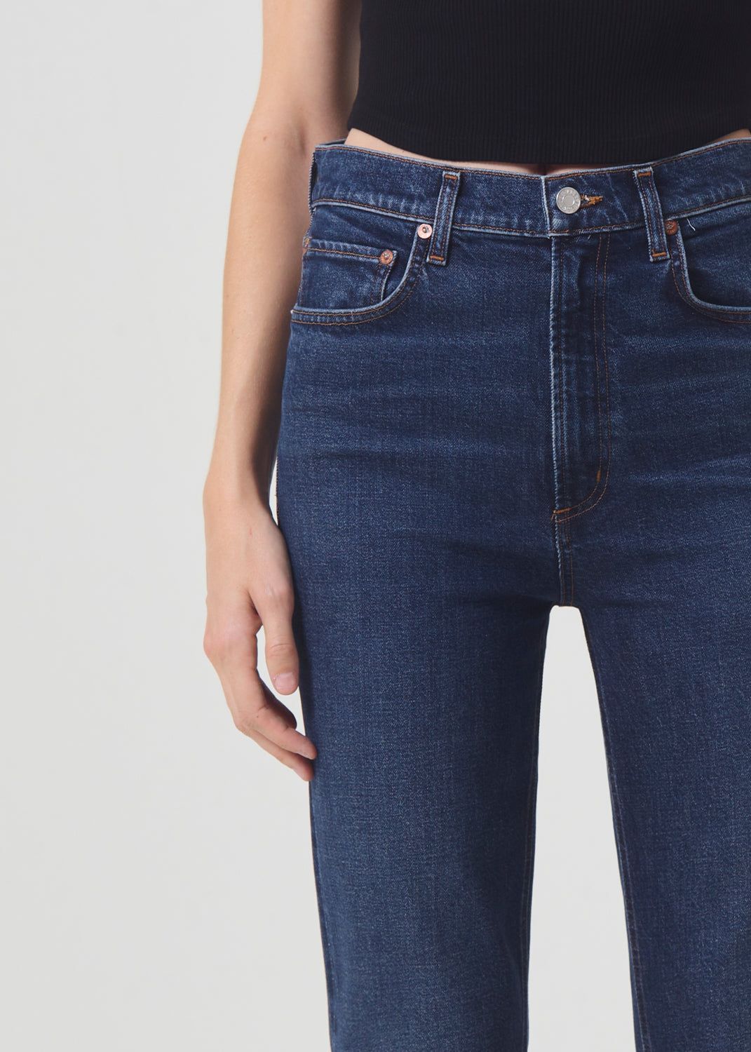 Denim Agolde High Rise Stovepipe Stretch Femme Discord | DUSJV-1023