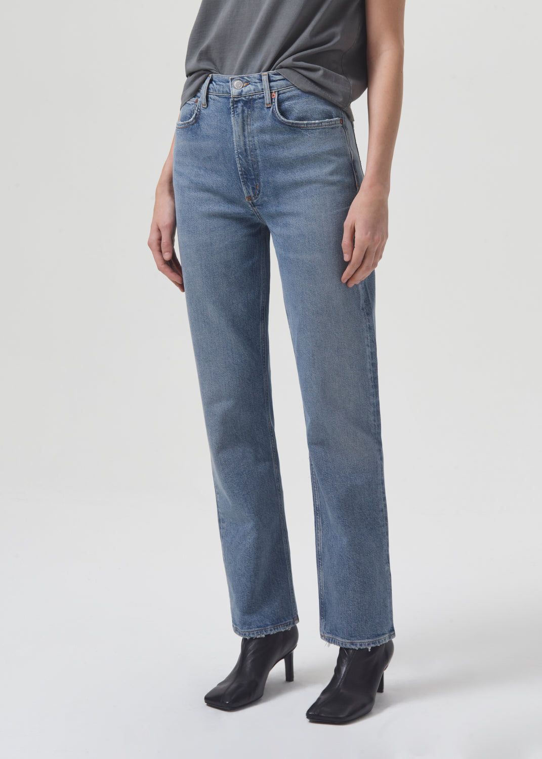 Denim Agolde High Rise Stovepipe Stretch Femme Helm | FPTKL-9675