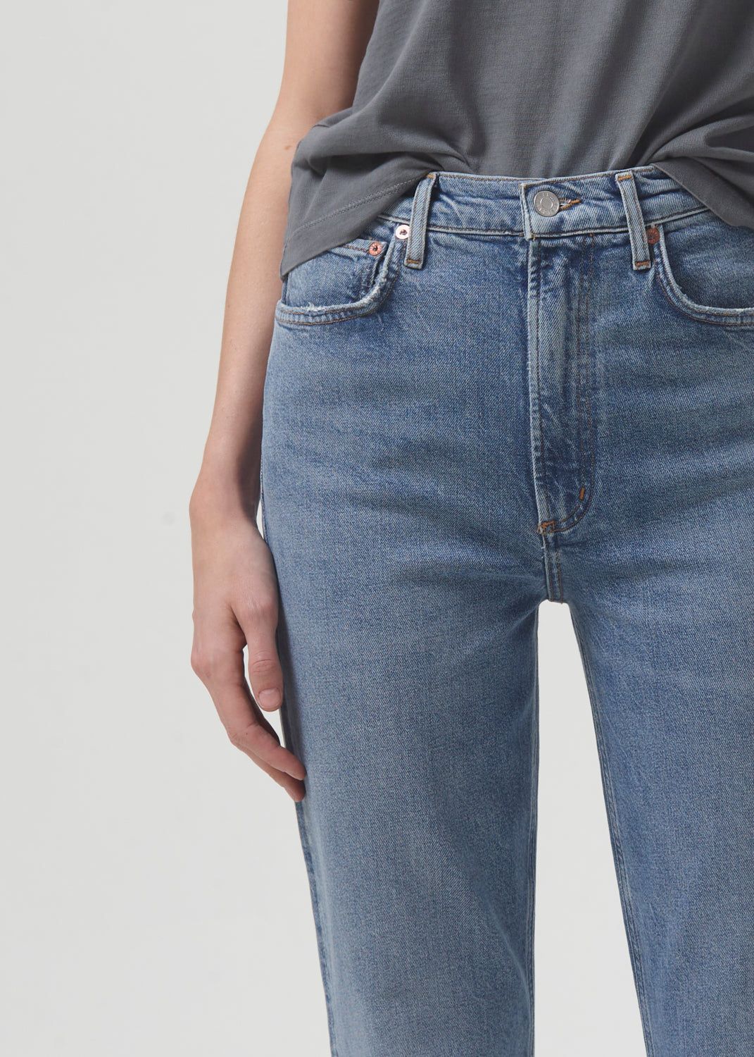 Denim Agolde High Rise Stovepipe Stretch Femme Helm | FPTKL-9675
