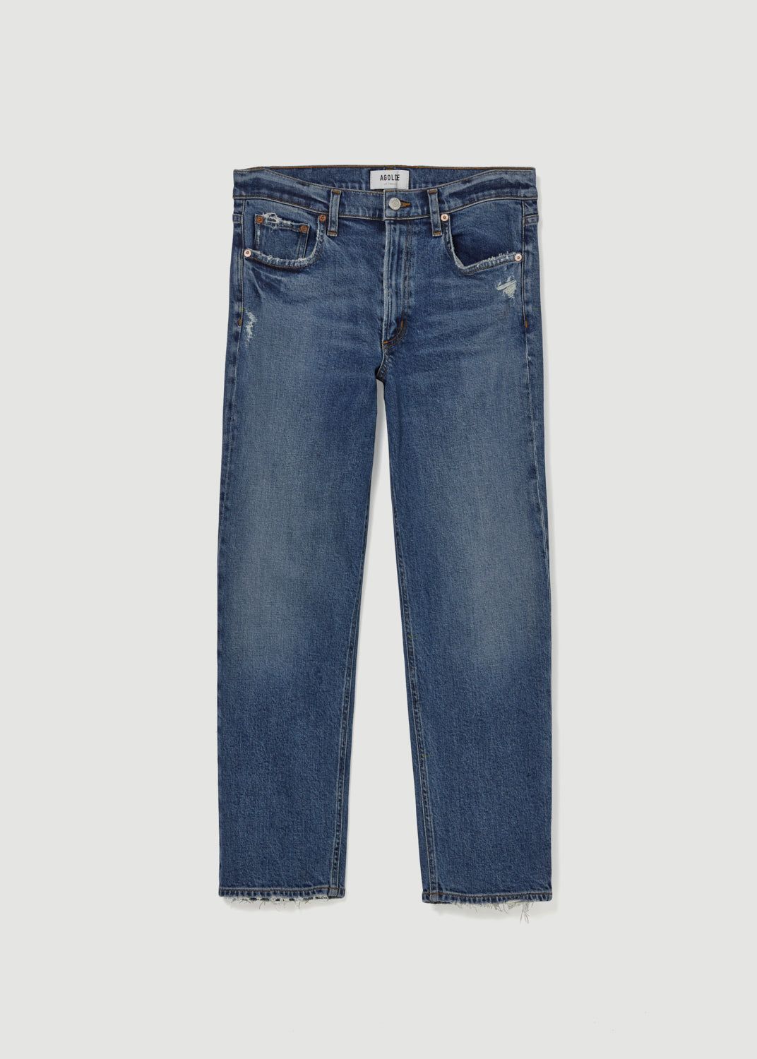 Denim Agolde Kye Mid Rise Straight Crop STRETCH Femme Notion | ZRPUF-1320