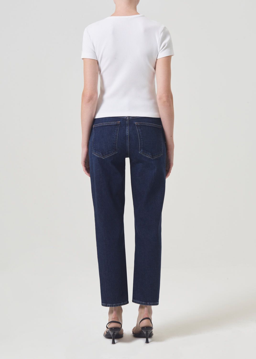 Denim Agolde Kye Mid Rise Straight Crop STRETCH Femme Song | FRJSK-0981