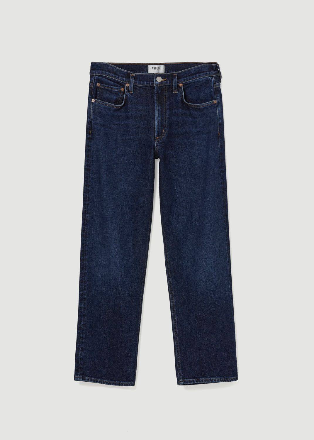 Denim Agolde Kye Mid Rise Straight Crop STRETCH Femme Song | FRJSK-0981