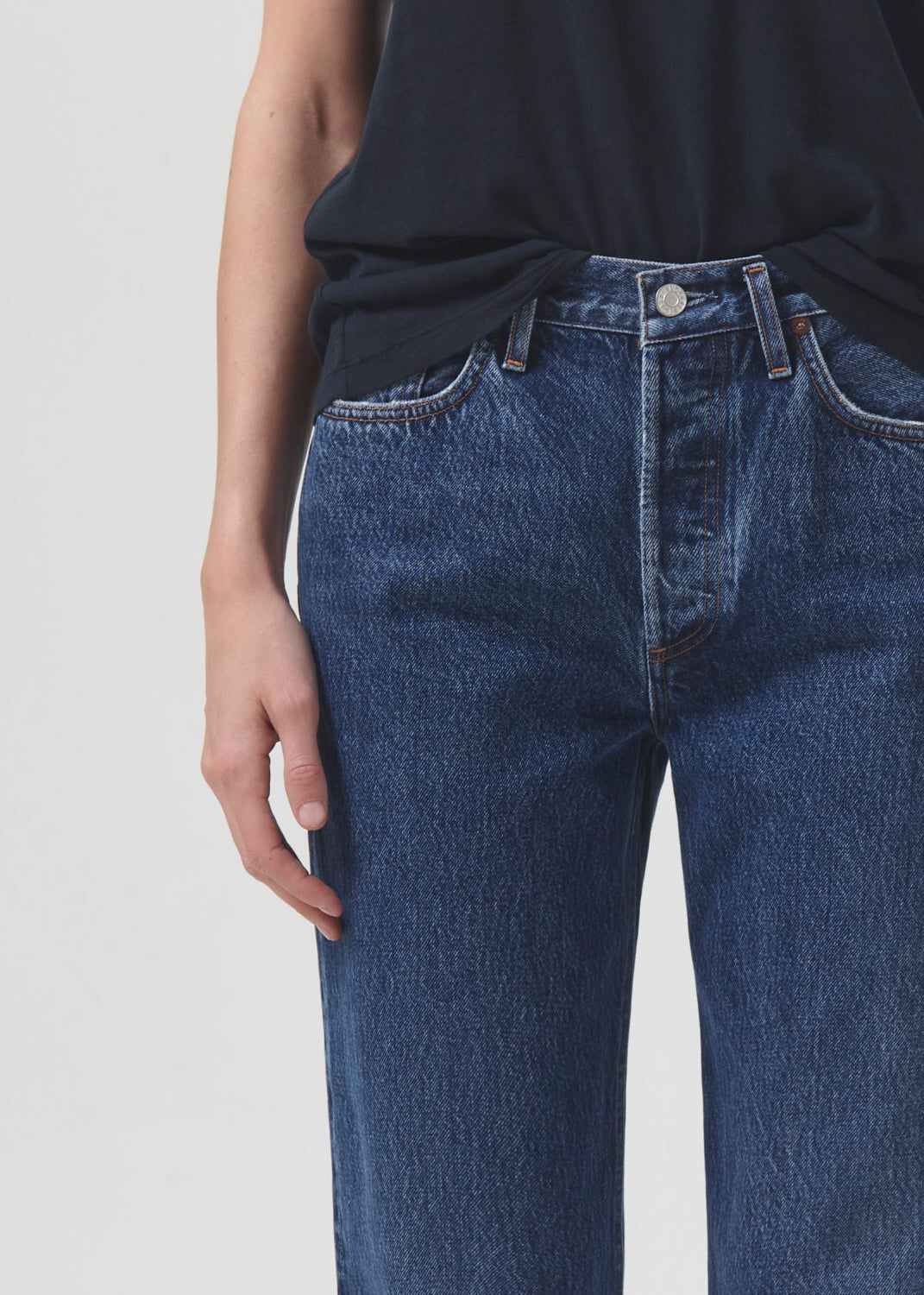 Denim Agolde Lana Mid Rise Straight Femme Sphere | WPZBQ-8241