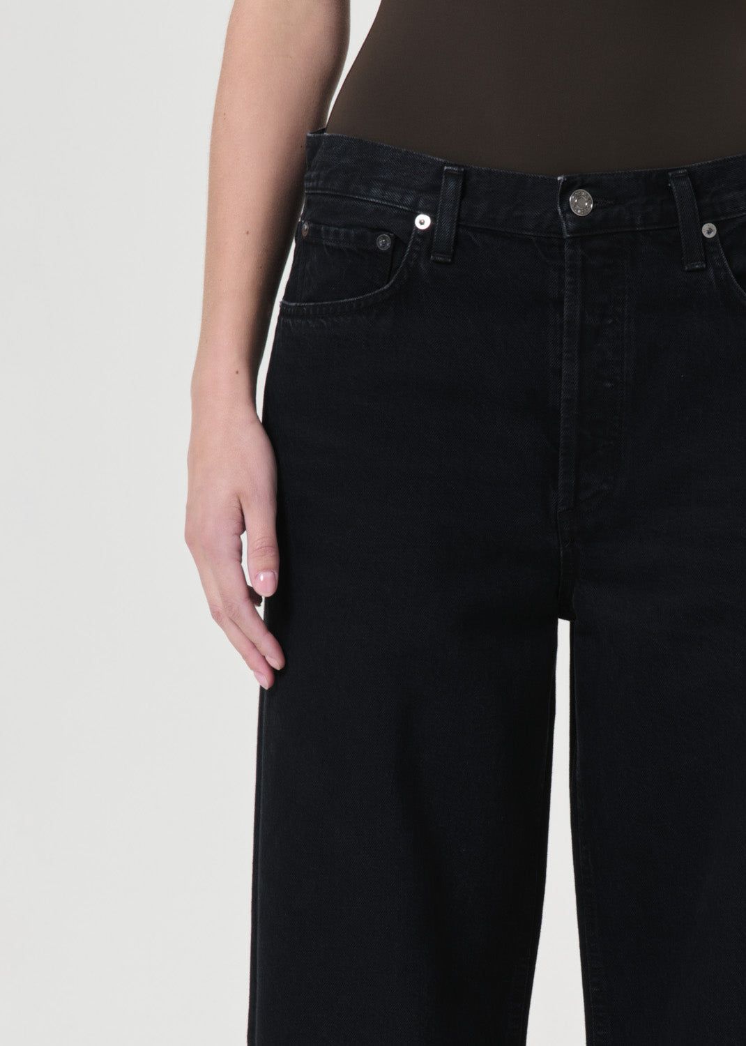 Denim Agolde Low Slung Baggy 30.5 Femme Crushed | AYZSL-1873