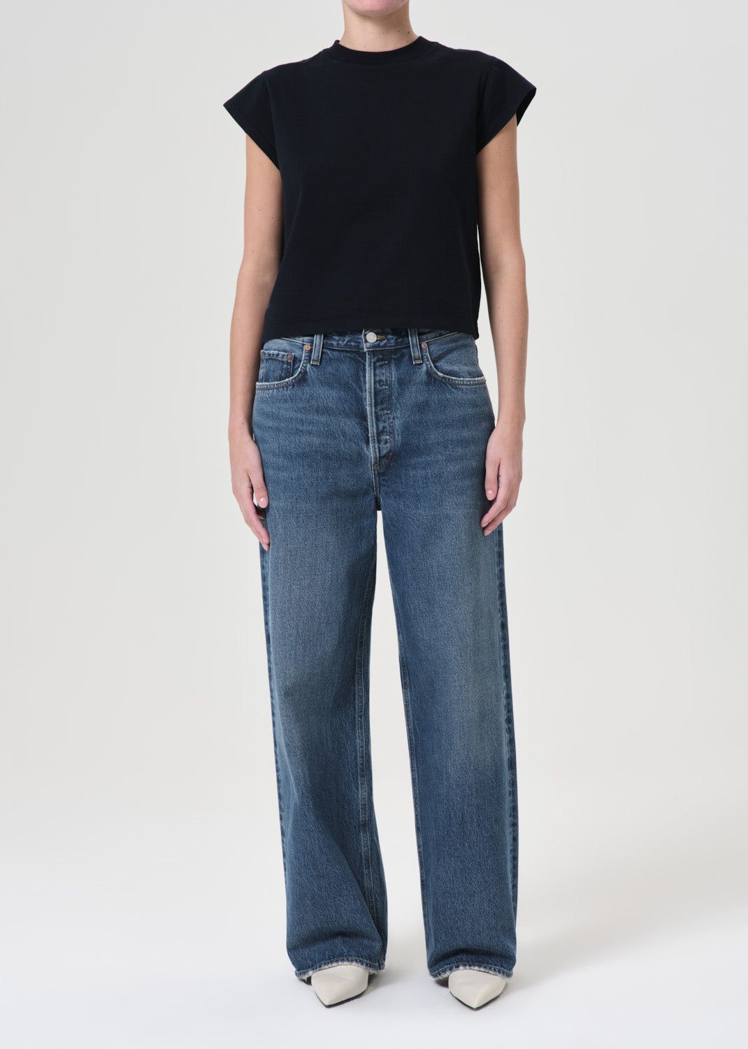 Denim Agolde Low Slung Baggy 30.5 Femme Essence | CIKNT-7435
