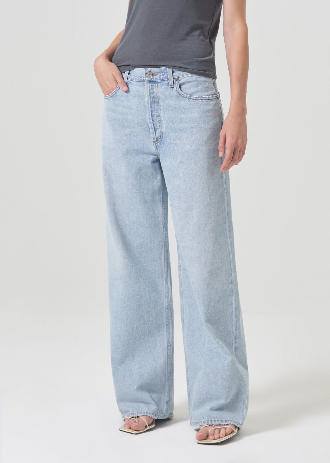 Denim Agolde Low Slung Baggy 30.5 Femme Fragment | JPQTS-6037