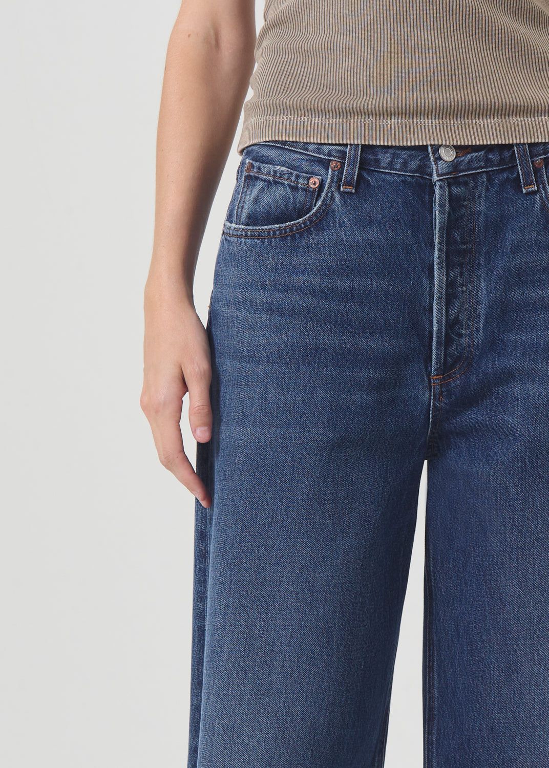 Denim Agolde Low Slung Baggy 30.5 Femme Image | NCBFS-7512