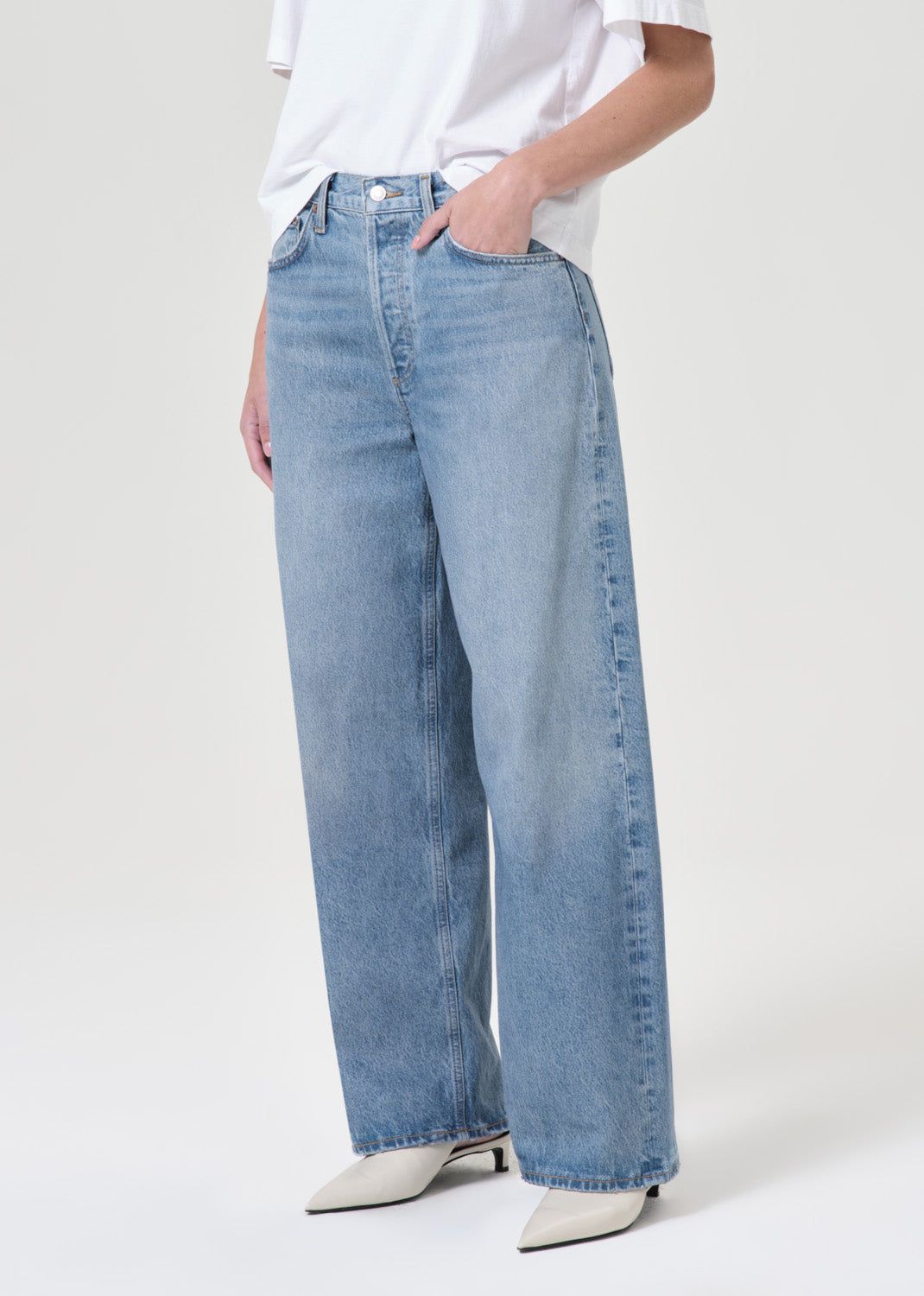 Denim Agolde Low Slung Baggy 30.5 Femme Libertine | FVQNB-0148