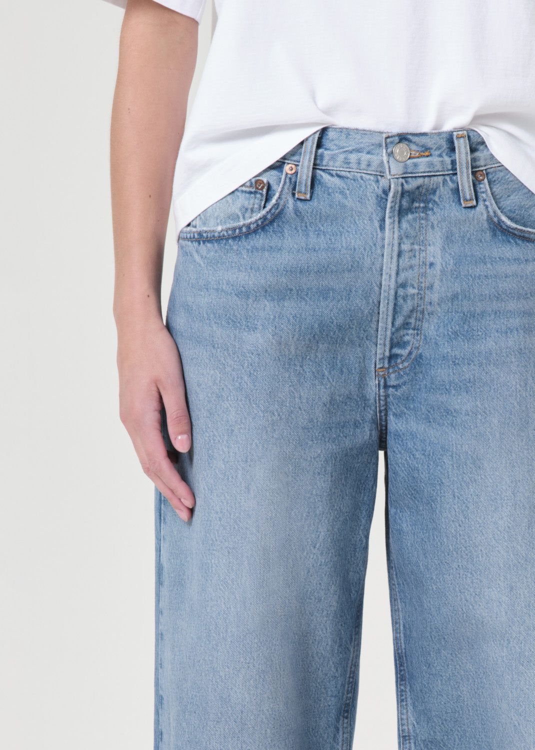 Denim Agolde Low Slung Baggy 30.5 Femme Libertine | FVQNB-0148