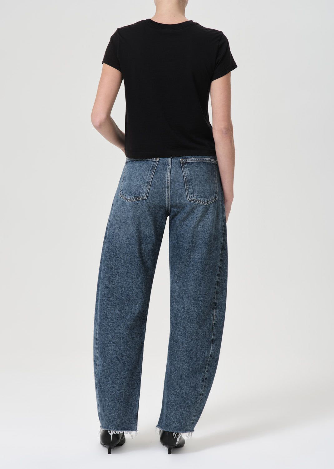 Denim Agolde Luna High Rise Pieced Taper Femme Control | AZETJ-3127
