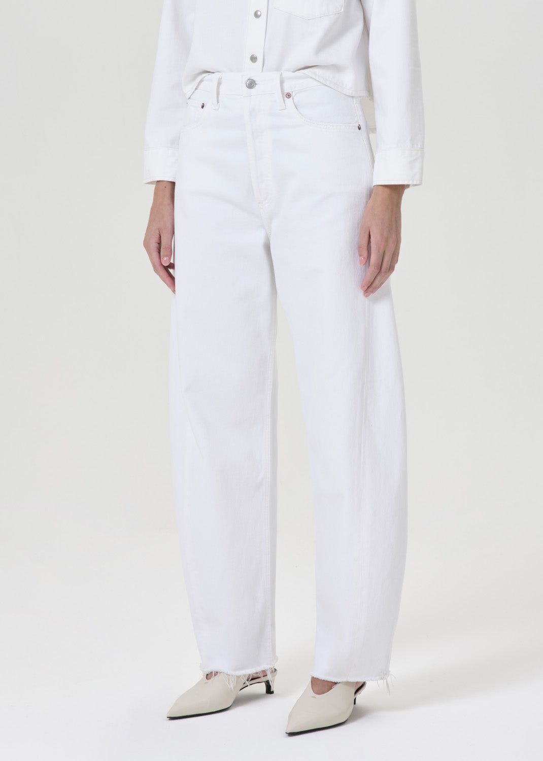 Denim Agolde Luna High Rise Pieced Taper Femme Element | ZSLTC-6724