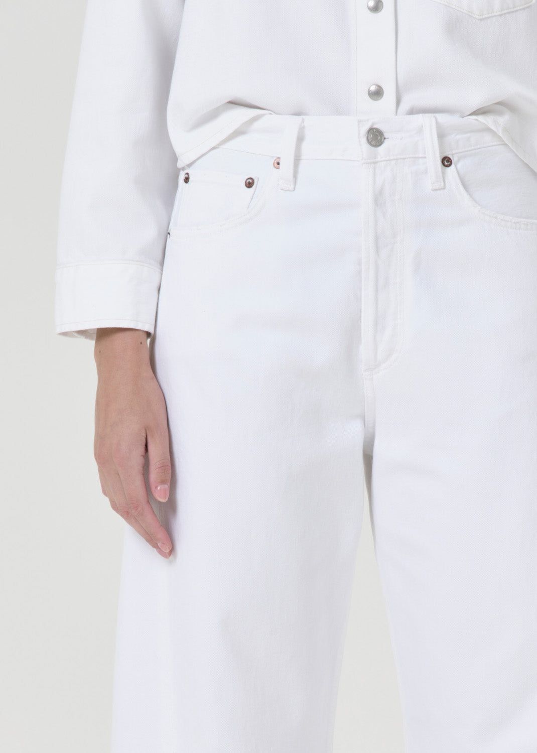 Denim Agolde Luna High Rise Pieced Taper Femme Element | ZSLTC-6724