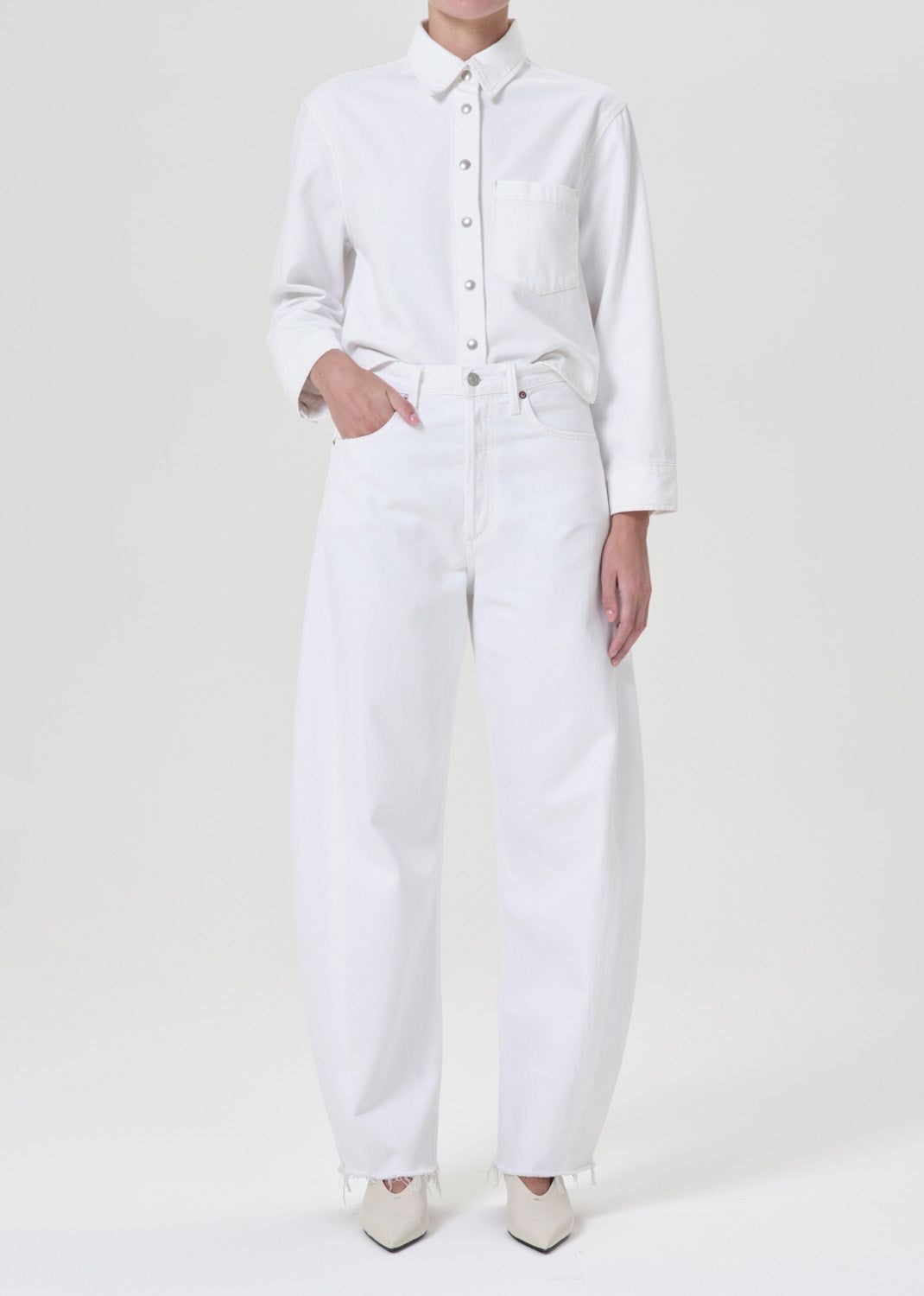 Denim Agolde Luna High Rise Pieced Taper Femme Element | ZSLTC-6724