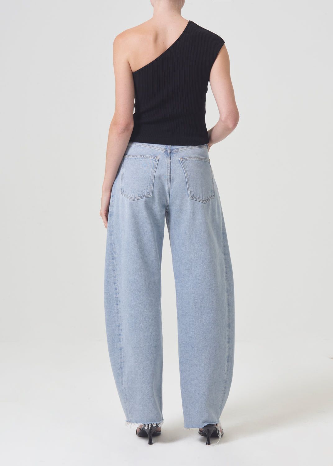 Denim Agolde Luna High Rise Pieced Taper Femme Void | ENWHD-2714
