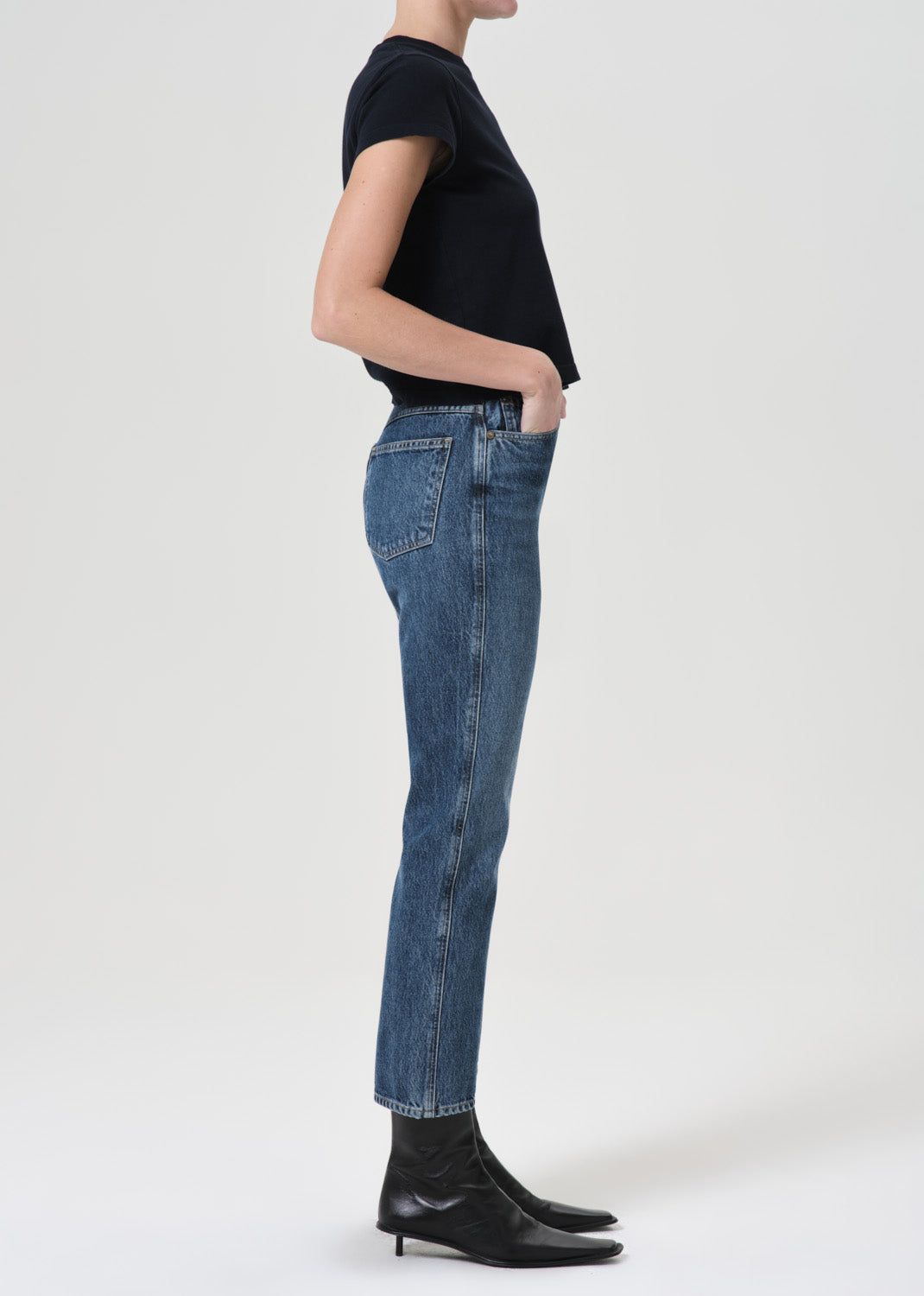 Denim Agolde Pinch Waist Kick Flare RIGID Femme Placebo | BVTUM-9057