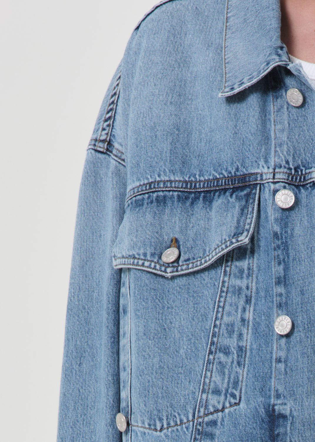 Denim Agolde Reworked Wayne Jacket Femme Clarity | XWZVF-4769